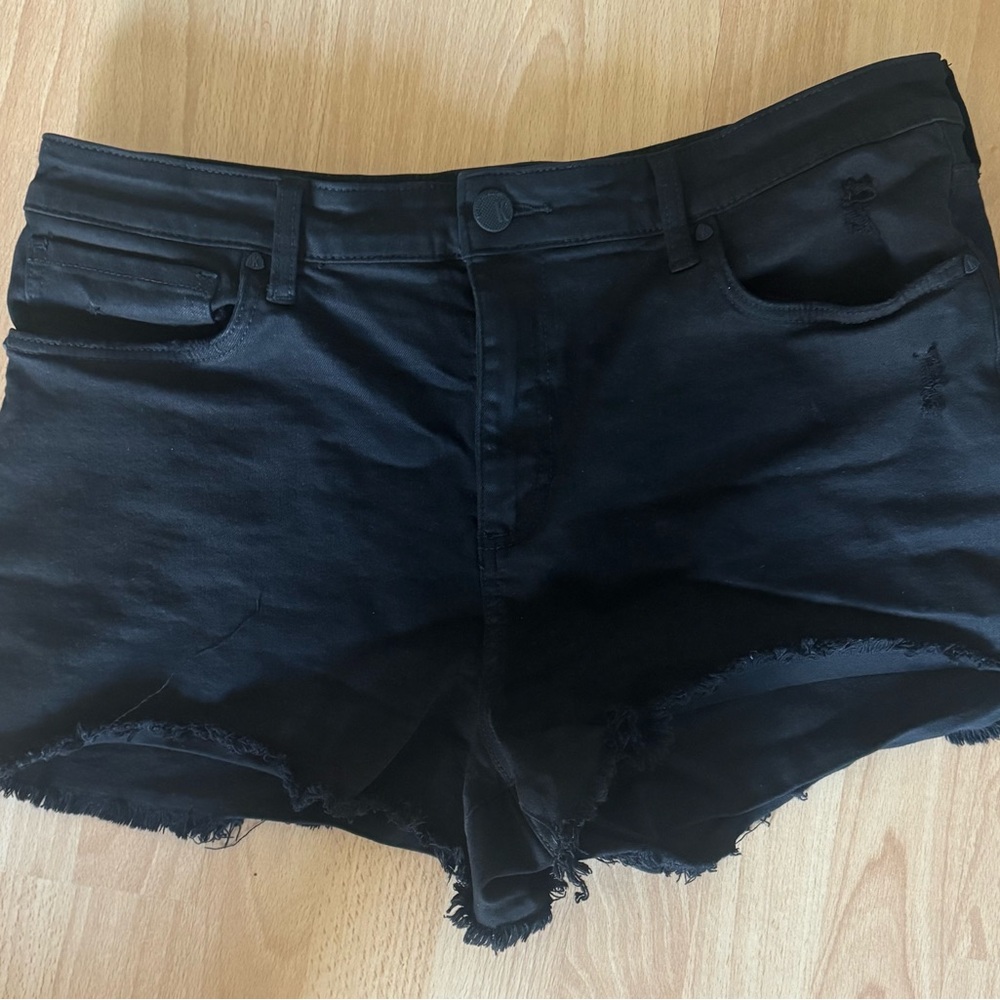Kut from the Kloth Jet Black Jean Shorts